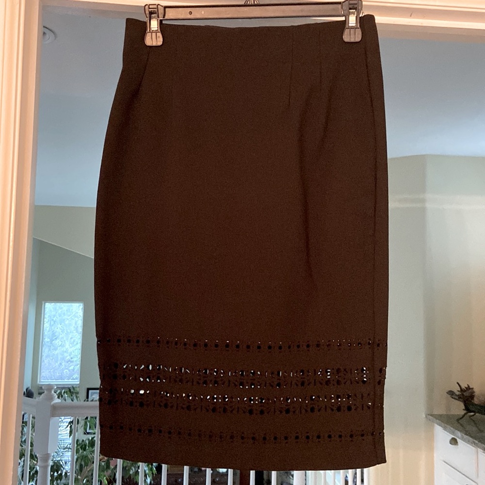 Black pencil skirt